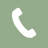 Weißes Telefon-Icon auf grünem Rechteck.