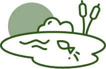 Icon für den Garten- und Landschaftsbau Leistungsbereich Wasser im Garten.