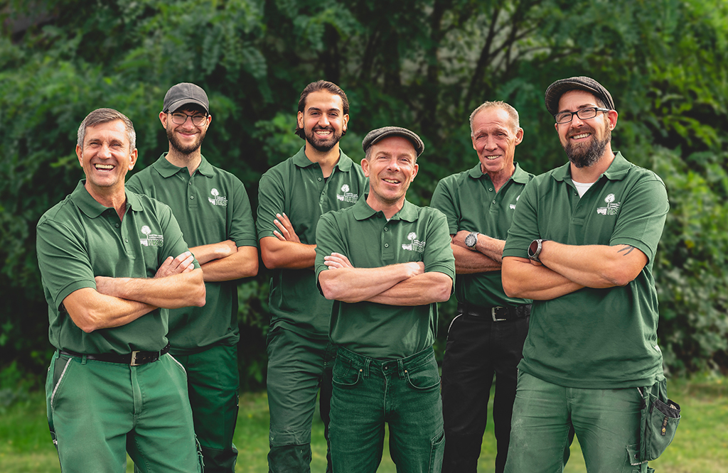 Teamfoto der Mitarbeiter von Sebastian Hasse.